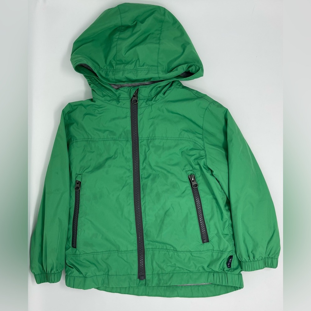 BABY GAP: Green, Hooded Windbreaker/Rain Jacket; Size 3Y